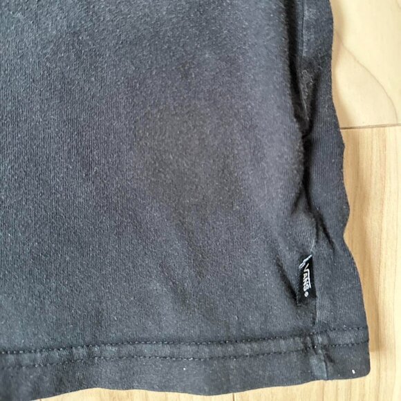 Vans Flame Logo Tee – Black Fitted T-Shirt - Picture 4 of 8